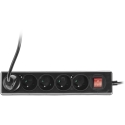 Plastrol Stationary Extension Cord with Five-Socket Plug Block Plastrol Stationary Extension Cord with Five-Socket Plug Block