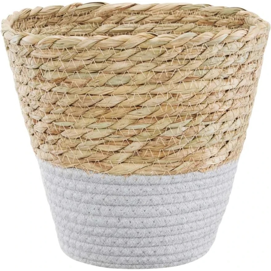Boho vase cover 25.5 cm gray AMBITION