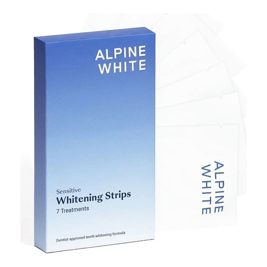 ALPINE WHITE Whitening Strips Sensitive for Sensitive Teeth 14 pcs.