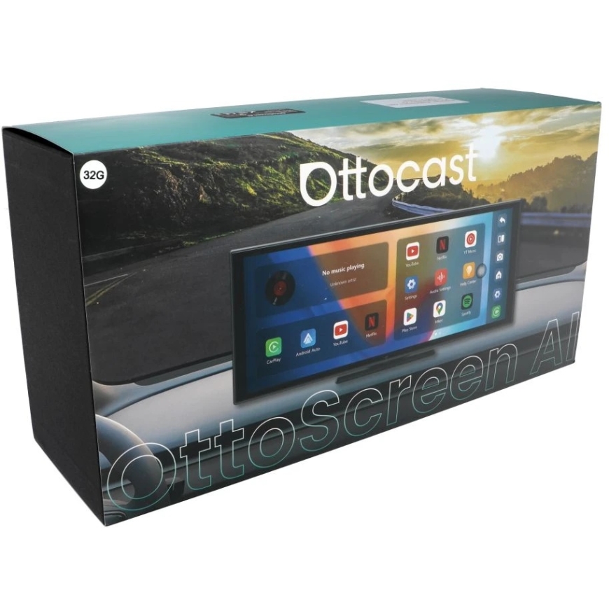 Car screen panel OTTOCAST N95C 4+32GB AI voice control – 4