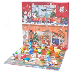 Japanese IWAKO Advent Calendar with 24 Erasers-Puzzles ER-ADV011