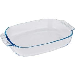 Zyle ZY1420GD Borosilicate Glass Baking Dish, 2 l