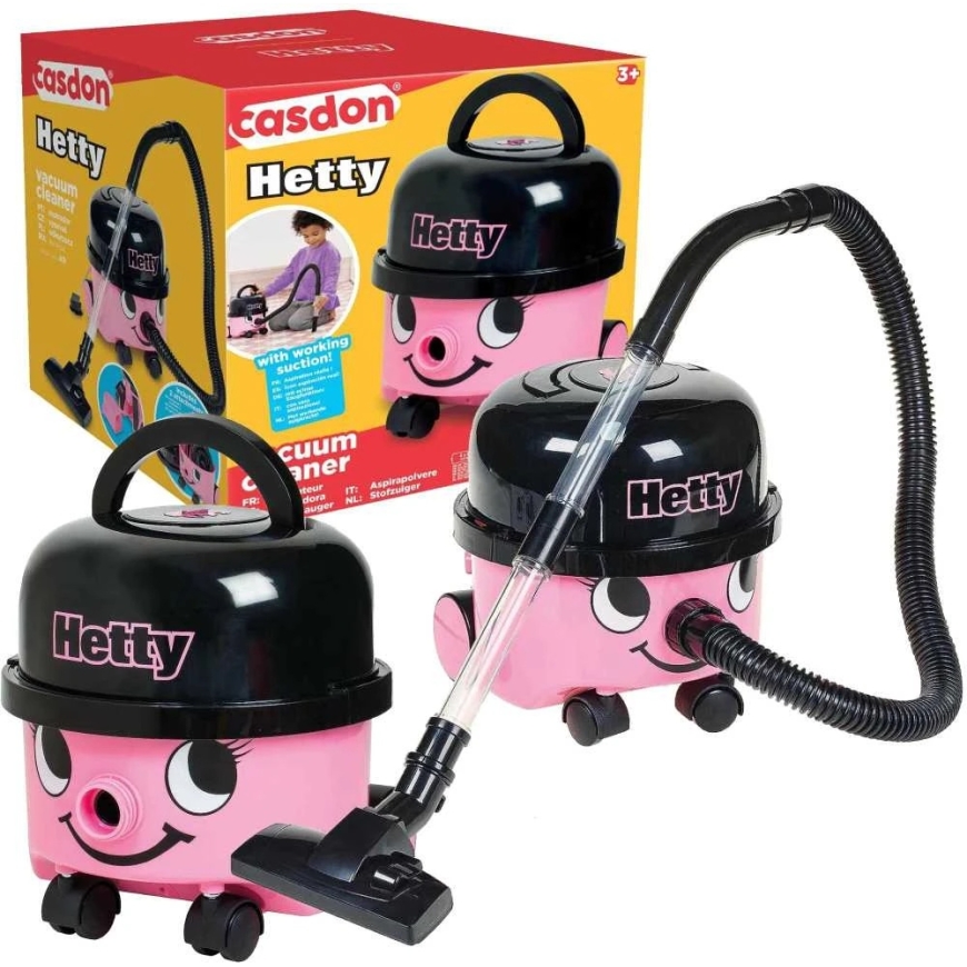 Casdon Putekļsūcējs Hetty ar sūkšanas funkciju