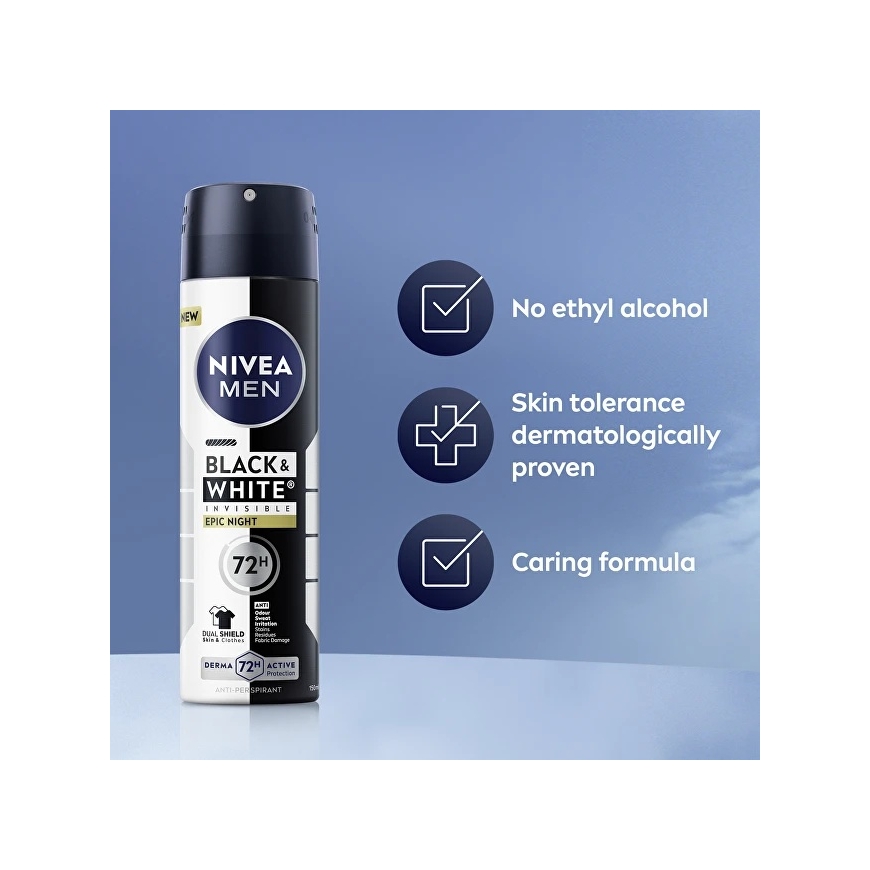 Nivea antiperspirants B&W Epic Night 200 ml – 4
