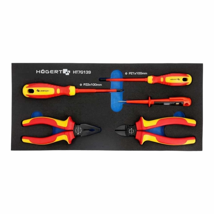 Hogert HT7G139 5-Piece Tool Set