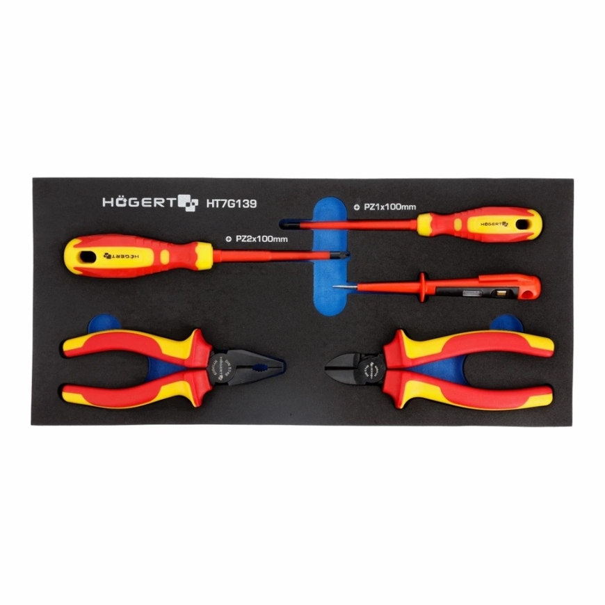 Hogert HT7G139 5-Piece Tool Set – 2