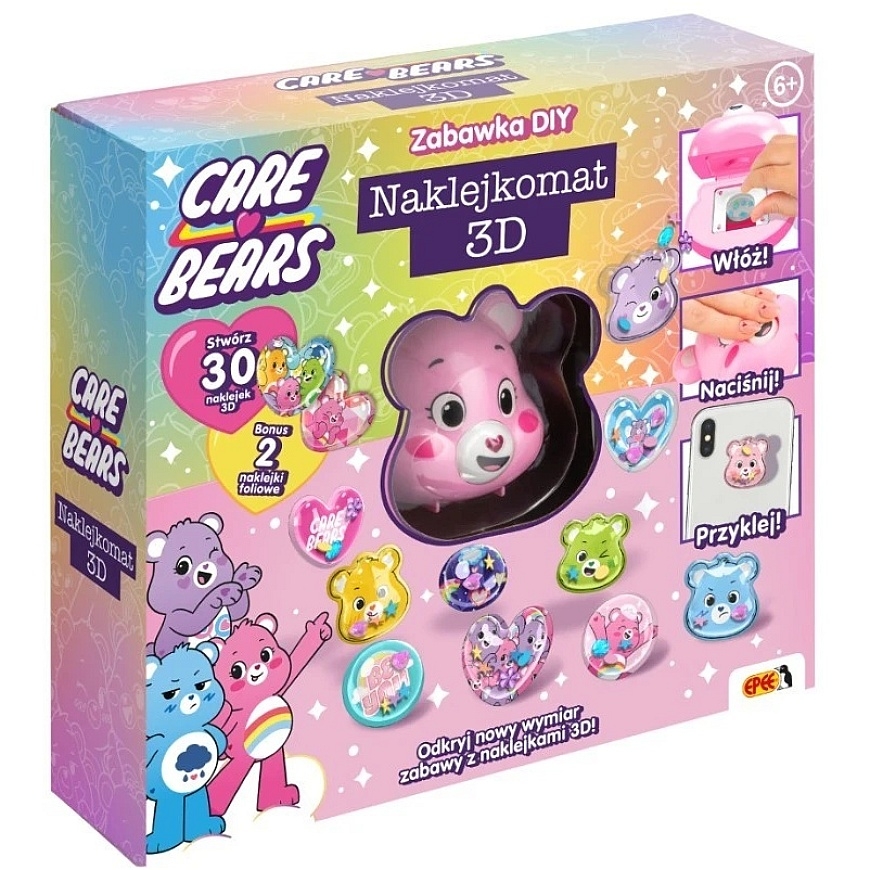 Epee Sticker Machine 3D Care Bears Pink Bear
