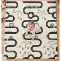 Lean Toys Foam Play Mat, Foldable, Reversible, 180 × 200 cm Lean Toys Foam Play Mat, Foldable, Reversible, 180 × 200 cm
