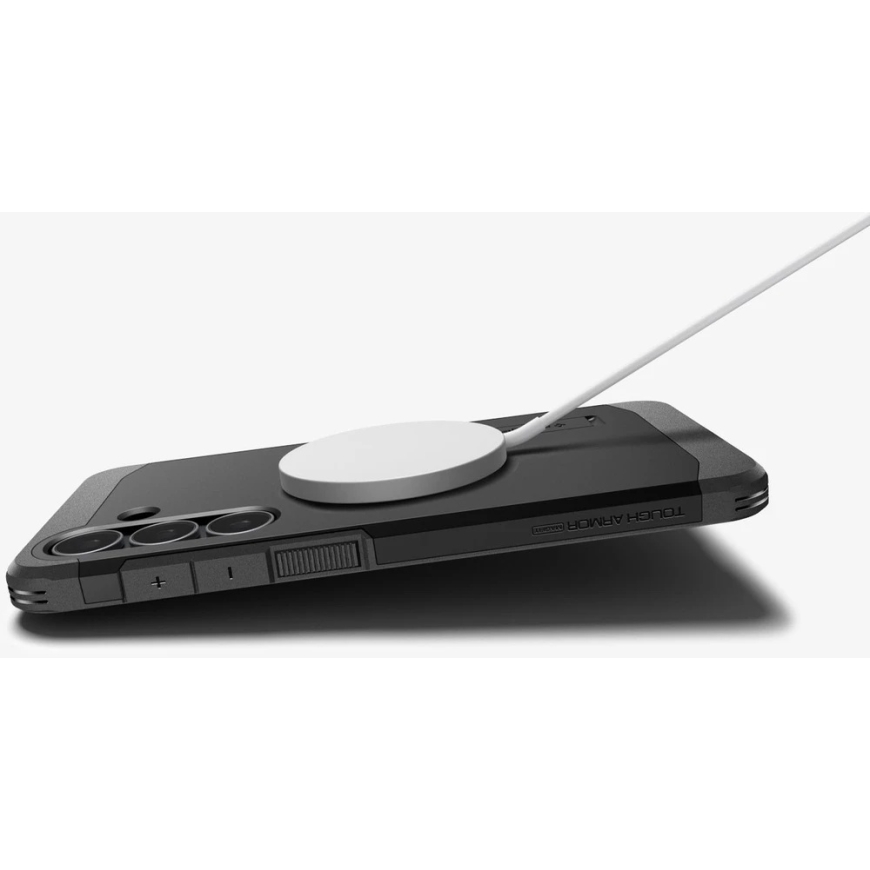 Spigen Tough Armor MagSafe Case, Black - Samsung Galaxy S25 FE – 5
