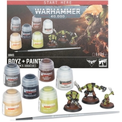 Games Workshop Warhammer 40,000: Orks Boyz + värvid