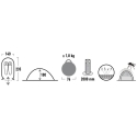 Self-erecting Tent High Peak Vision 2 Self-erecting Tent High Peak Vision 2