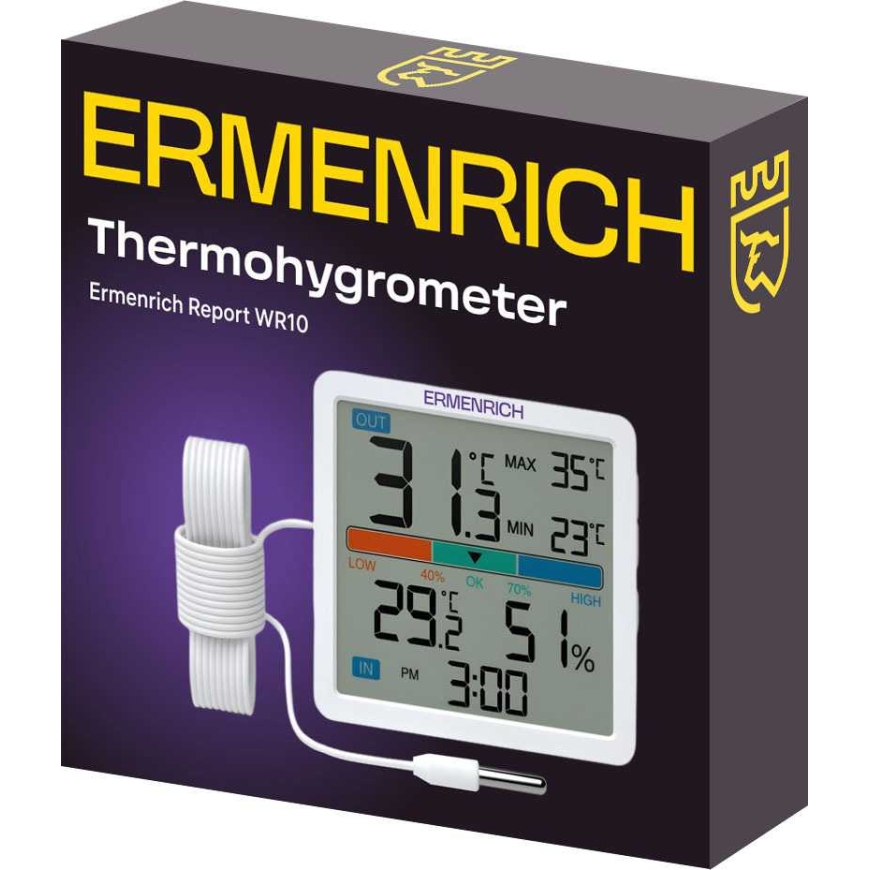 Термогигрометр Ermenrich Report WR10 – 2