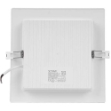 V-tac 24W LED recessed panel, square, white, 4000K