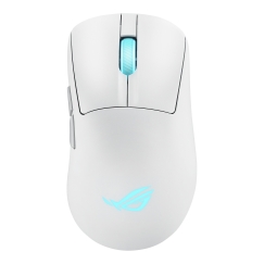 ASUS ROG Keris II Origin WHT mouse Gaming Right-hand RF Wireless + Bluetooth + USB Type-A Optical 42000 DPI