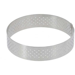 De Buyer konditorejas malas, perforēts, 24,5 cm, 2 cm