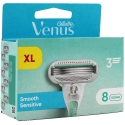 Gillette Venus Smooth Sensitive Replacement Heads parranajoterät, 8 kpl. Gillette Venus Smooth Sensitive Replacement Heads parranajoterät, 8 kpl.