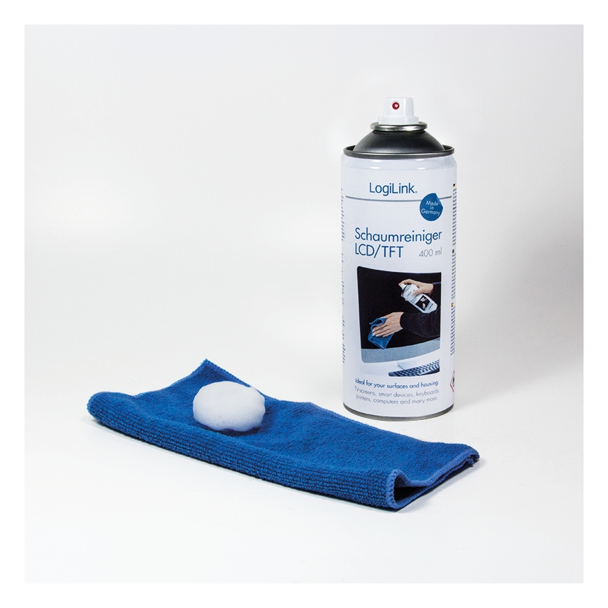 LogiLink RP0012 equipment cleansing kit Metal/Plastic Equipment cleansing spray 400 ml – 2