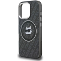 Karl Lagerfeld IML Choupette Head Logo MagSafe case for iPhone 16 Pro – black