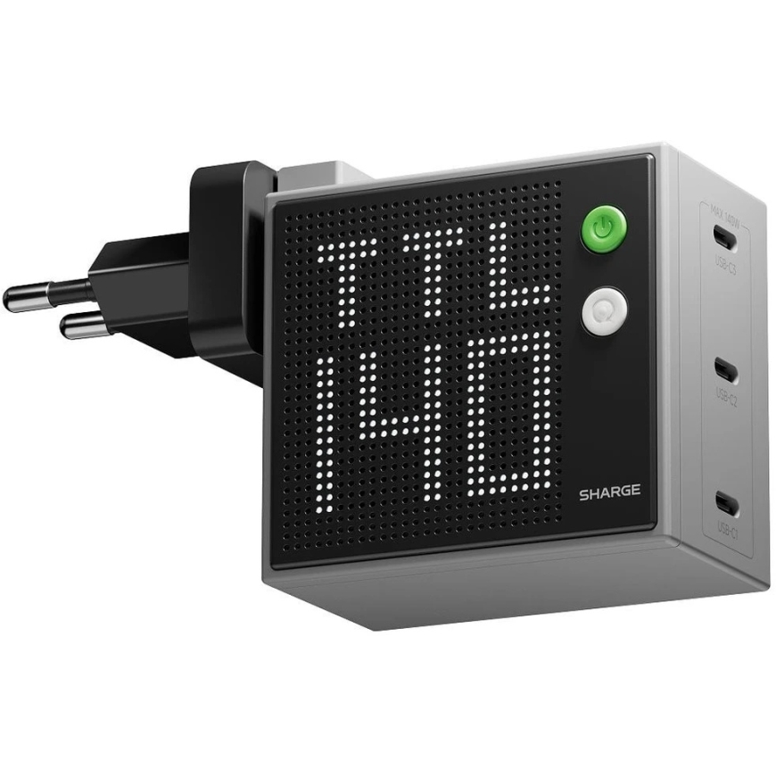 SHARGE Pixel 140 GaN lādētājs, 140W