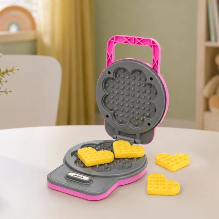 Kids' Waffle Maker Pink and Gray – 5