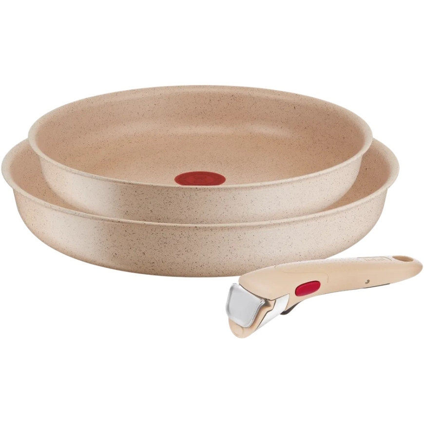 Tefal L7839043 Ingenio Delight Cookware and Frying Pan Set, 3 Pieces
