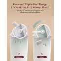 MOMCOZY DIAPER CONTAINER WITH PATENTED TRIPLE ODOR ISOLATION SYSTEM MOMCOZY DIAPER CONTAINER WITH PATENTED TRIPLE ODOR ISOLATION SYSTEM