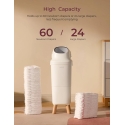 MOMCOZY DIAPER CONTAINER WITH PATENTED TRIPLE ODOR ISOLATION SYSTEM MOMCOZY DIAPER CONTAINER WITH PATENTED TRIPLE ODOR ISOLATION SYSTEM