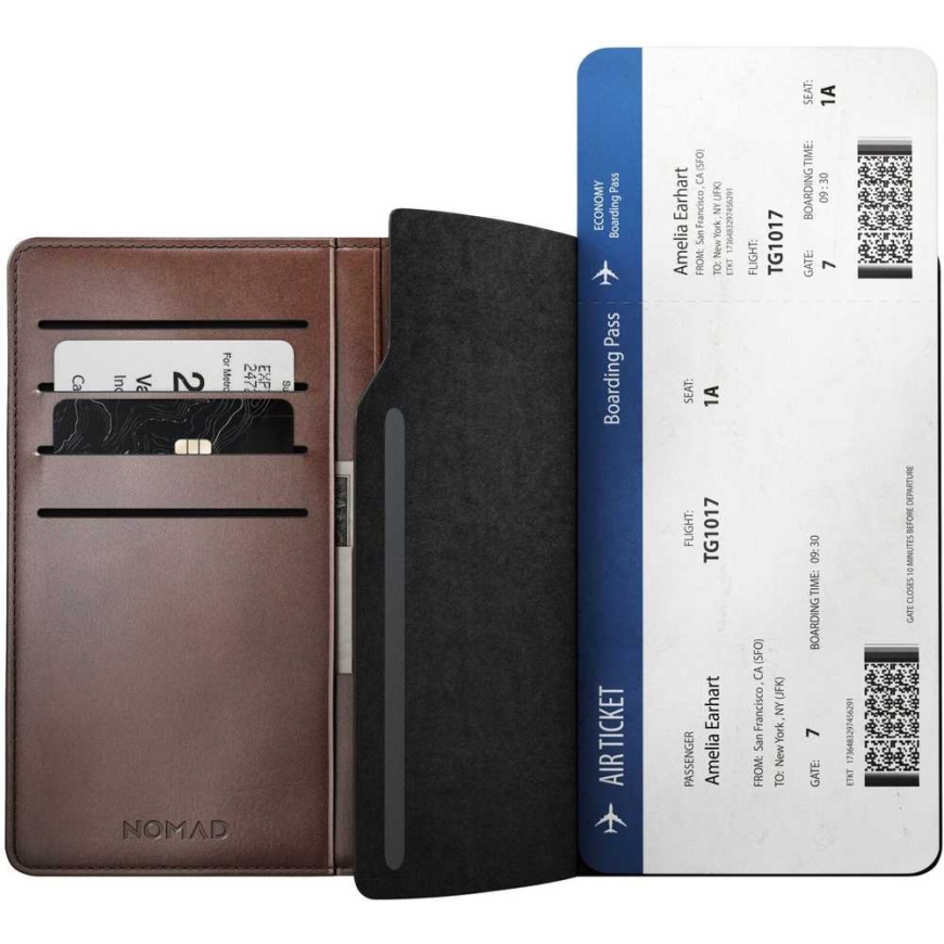 NOMAD Leather Passport Wallet, Rustic Brown – 2