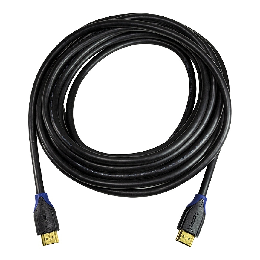 LogiLink CH0063 HDMI кабель 3 m HDMI Тип A (Стандарт) Черный – 3