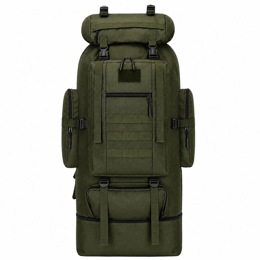BQ43D taktikaline seljakott 100l, veekindel, roheline – 2