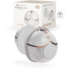 Kinderkraft elektrinis viengubas pientraukis MAMAFLOW, belaidis, 4 režimai, USB-C