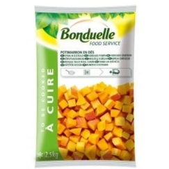 Frozen pumpkin, diced BONDUELLE, 2.5kg
