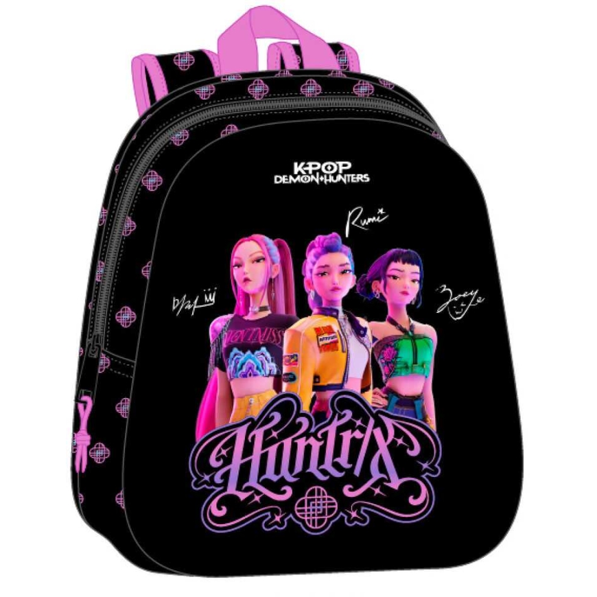 Safta KPop Demon Hunters Black 3D Backpack 33cm