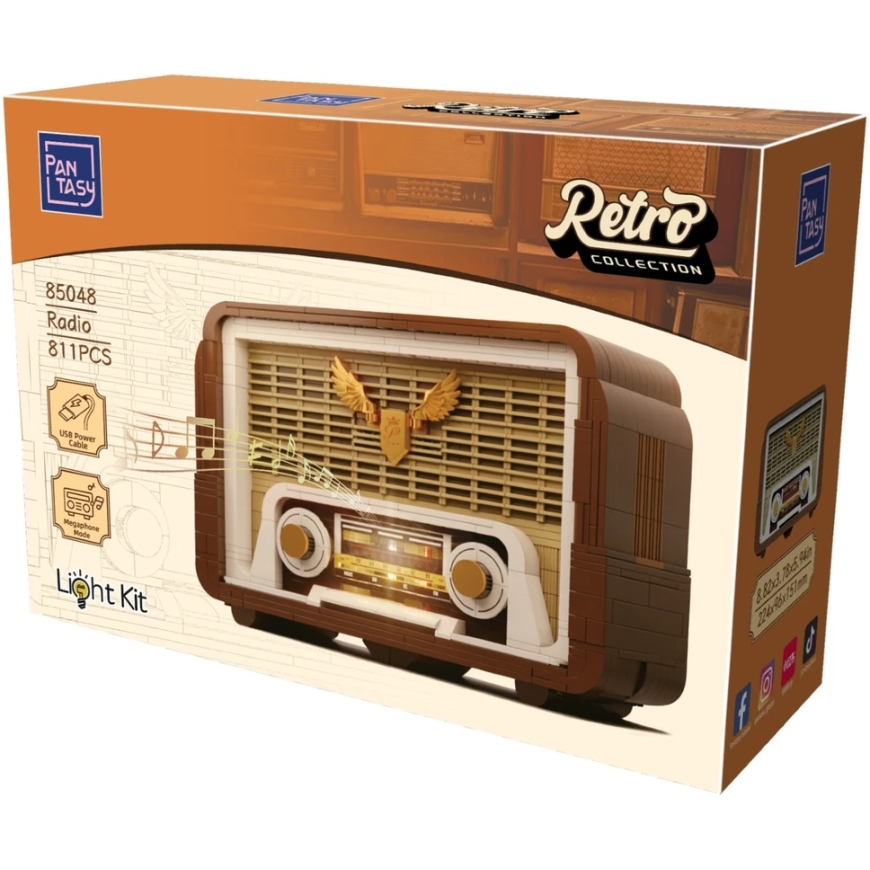 "Pantasy Retro" collection lamp radio construction blocks – 5