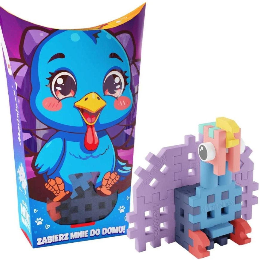 Marioinex Mini Waffle Palikat Pocket Pets: Indyk, 25 kpl. – 3