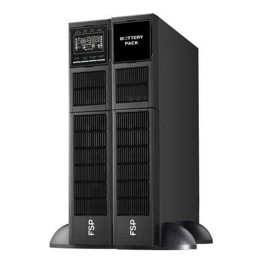 FSP Clippers RT 1K nepertraukiamo maitinimo resursai (UPS) Dviguba konversija (prisijungus) 1 kVA 1000 W – 3