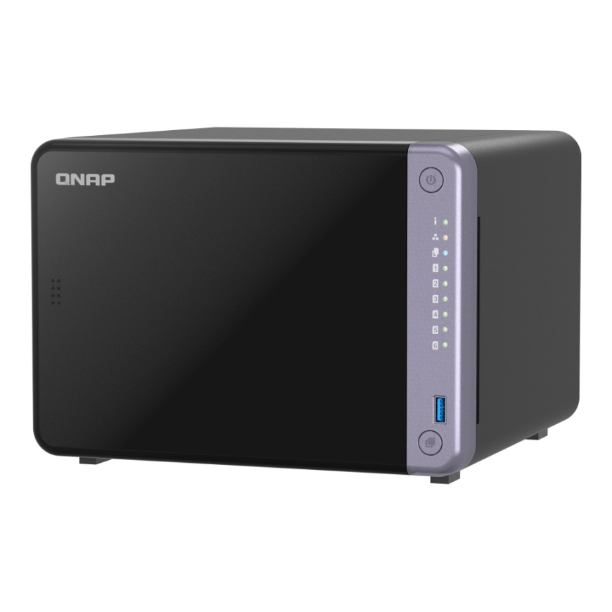 QNAP TS-632X-4G сервер хранения / NAS сервер Tower Alpine Alpine AL-524 4 GB DDR4 QNAP QTS Черный – 5
