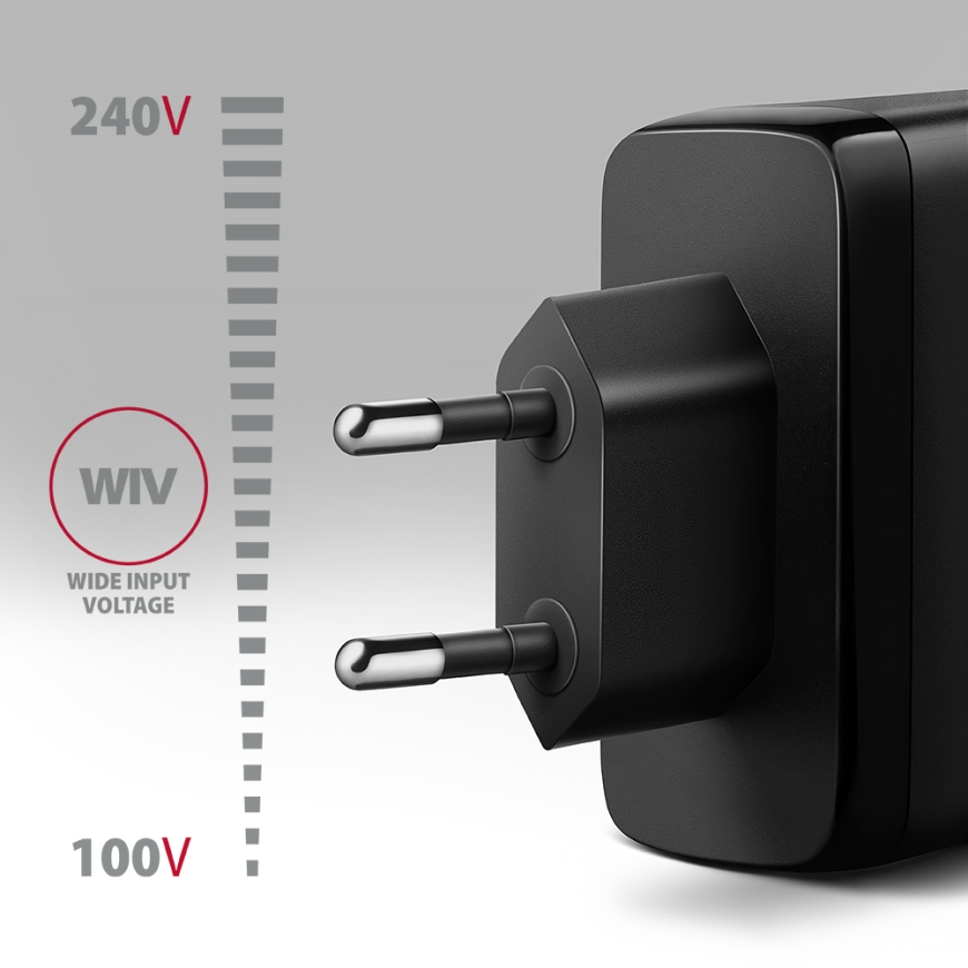 Axagon ACU-DPQ100 mobile device charger – 3