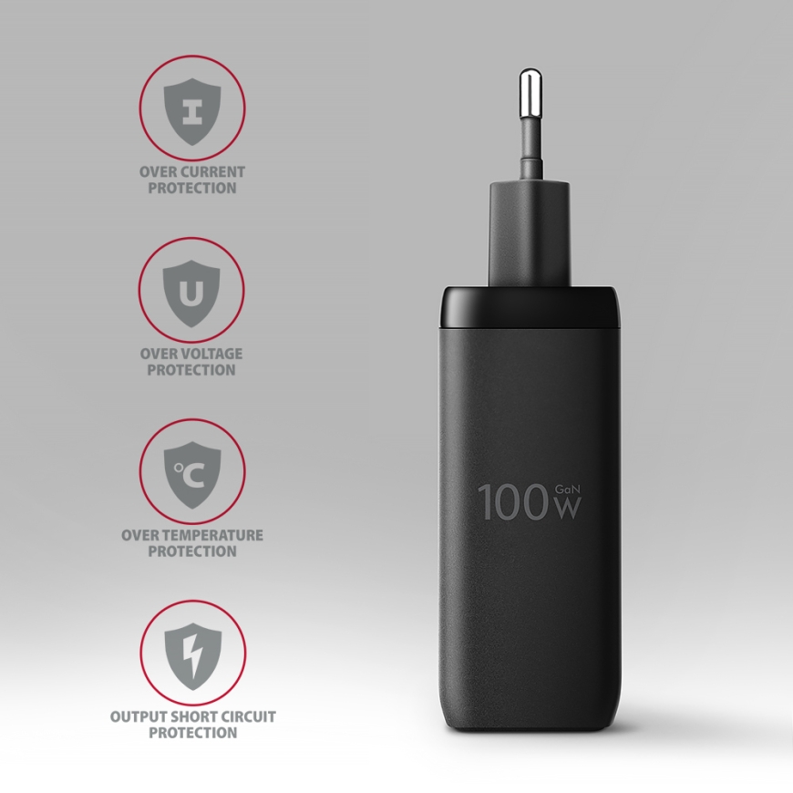 Axagon ACU-DPQ100 mobile device charger – 5
