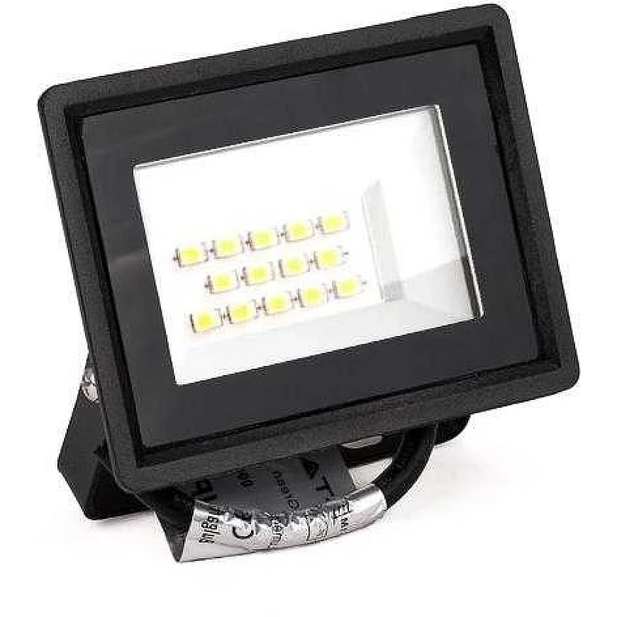 V-tac 10W LED projektor, musta korpusiga, 4000K – 2