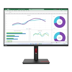 Lenovo ThinkVision T32h-30 PC lamekuvar 80 cm (31.5") 2560 x 1440 pikslit Quad HD LED Must