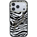 Karl Lagerfeld IML Signature Zebra Glitter MagSafe Case for iPhone 17 Pro / 18 Pro - Gold