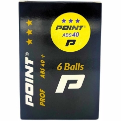 Galda tenisa bumbiņas Point Prof ABS40 *** 6 gab. oranža