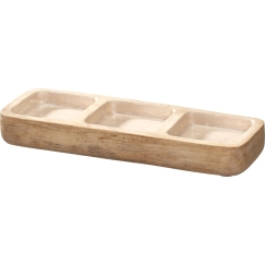 Mondex Mango medienos serviravimo padėklas 29,5x10,5x3,5 cm