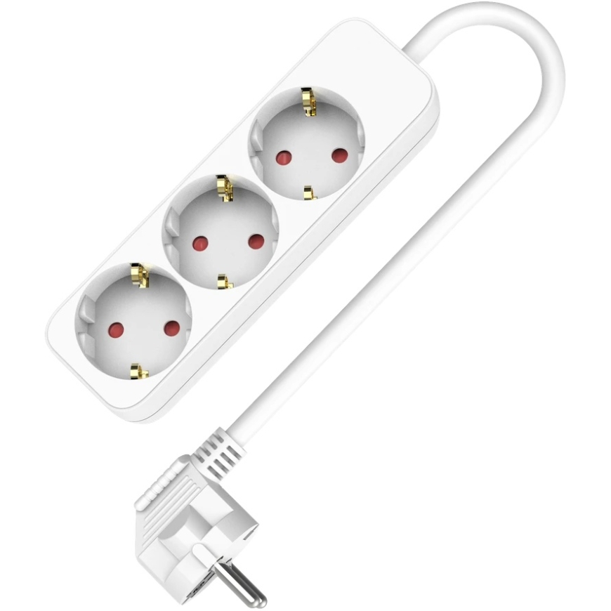 Plastrol pagarinātājs ar trijām ligzdām 3x2p+Z