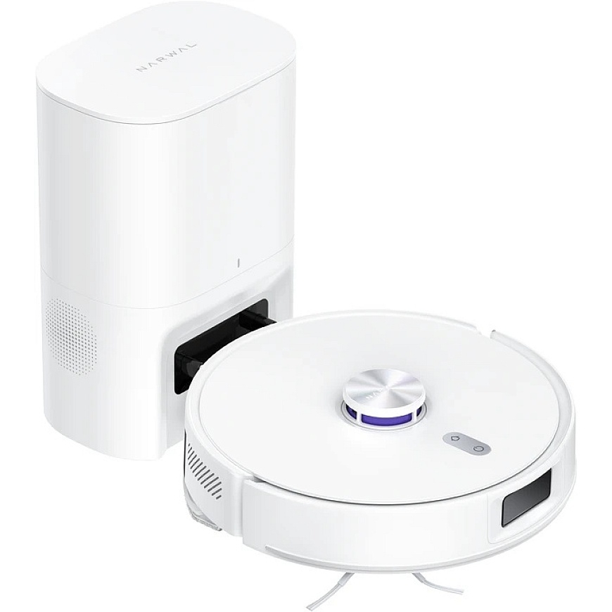 Robot vacuum cleaner "Narwal Freo S" with automatic dust emptying station, 8000 Pa, white – 5