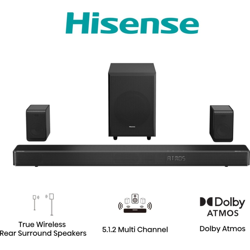 Hisense AX5125H Melns 5.1.2