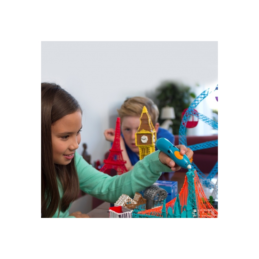 3Doodler Primary Pow Mixed Bag 250 Биологически разлагаемый пластик Синий, Зеленый, Серый, Красный 1 g – 3