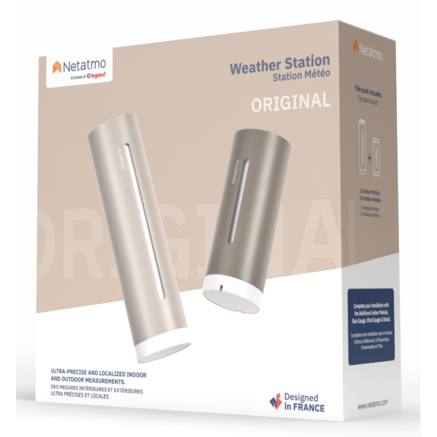 Netatmo NWS-S-EC digital weather station Brown Wi-Fi – 3