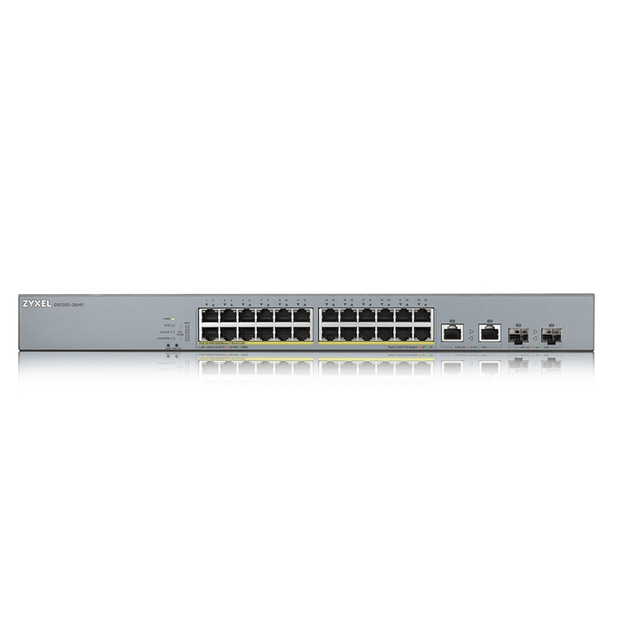 Zyxel GS1350-26HP-EU0101F network switch Managed L2 Gigabit Ethernet (10/100/1000) Power over Ethernet (PoE) Grey – 4